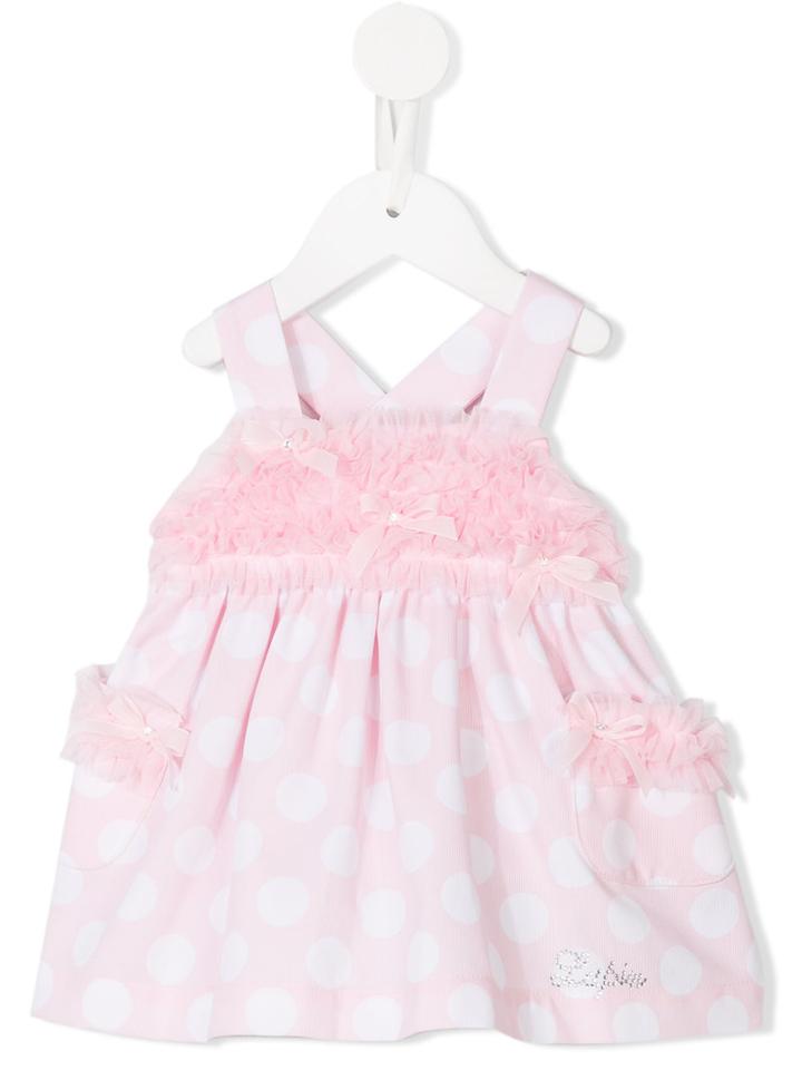 Lapin House - Polka Dots Dress - Kids - Cotton/nylon/tactel - 6 Mth, Pink/purple