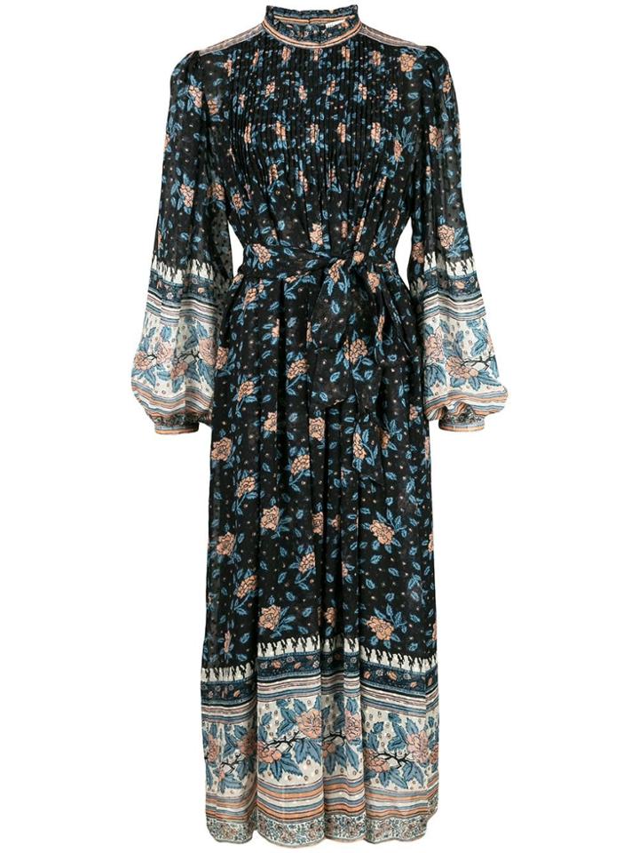 Ulla Johnson Prisma Floral Print Dress - Black