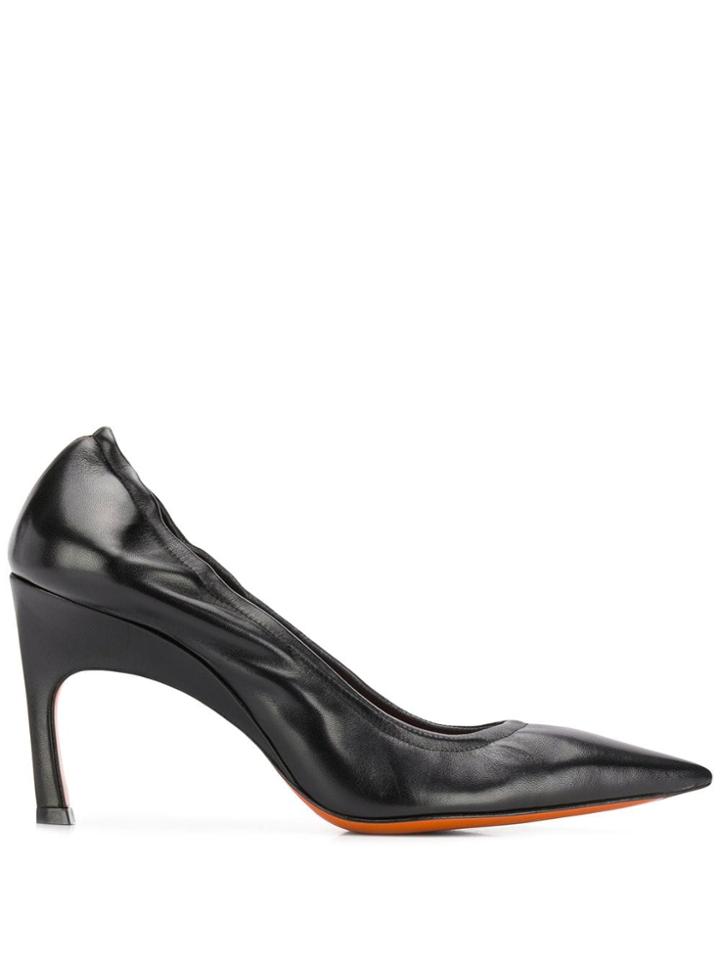 Santoni Heeled Pointed Pumps - Black