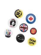 Dsquared2 Punk Pins (set Of 8) - Yellow