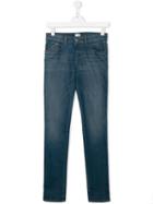 Armani Junior Slim Fit Jeans, Boy's, Size: 15 Yrs, Blue