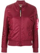 Alpha Industries Bomber Jacket - Red