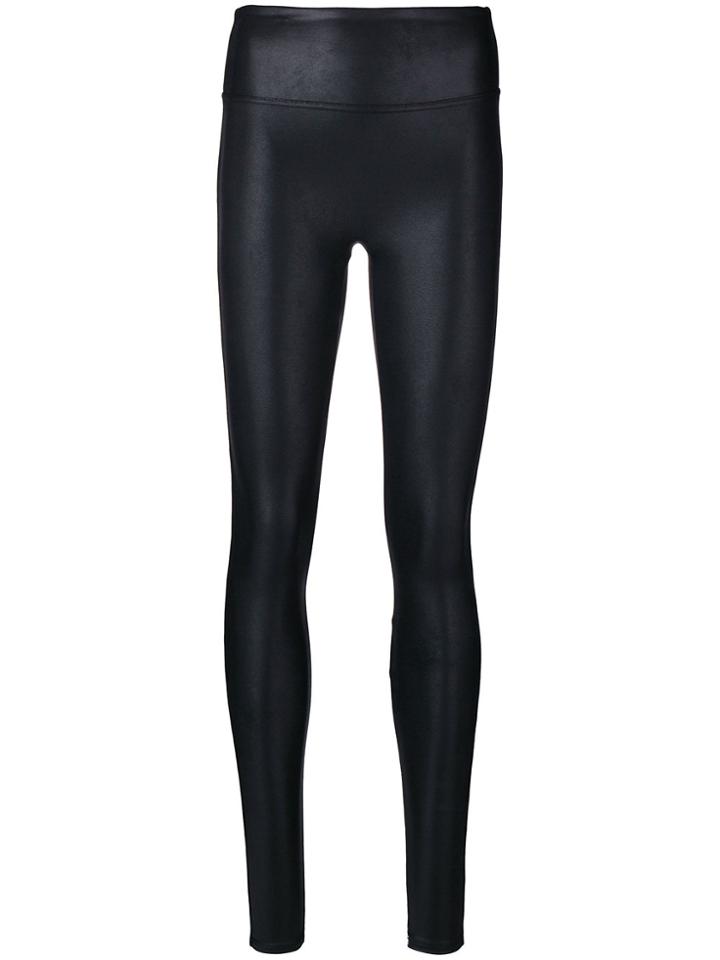 Spanx Shiny Slim-fit Leggings - Black