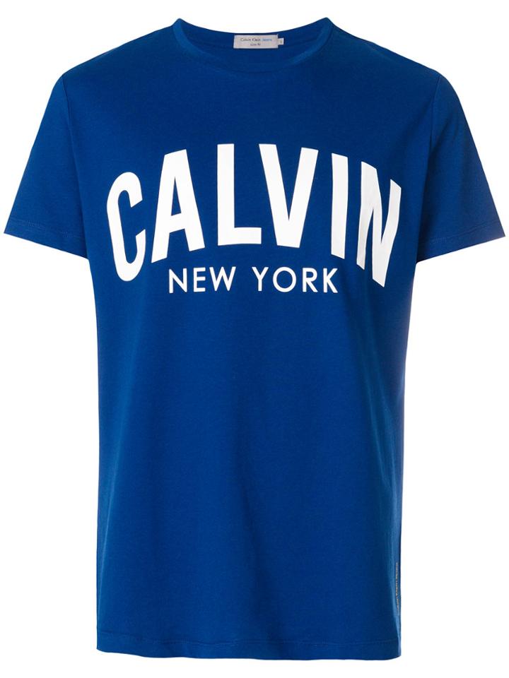 Calvin Klein Jeans Logo Patch T-shirt - Blue