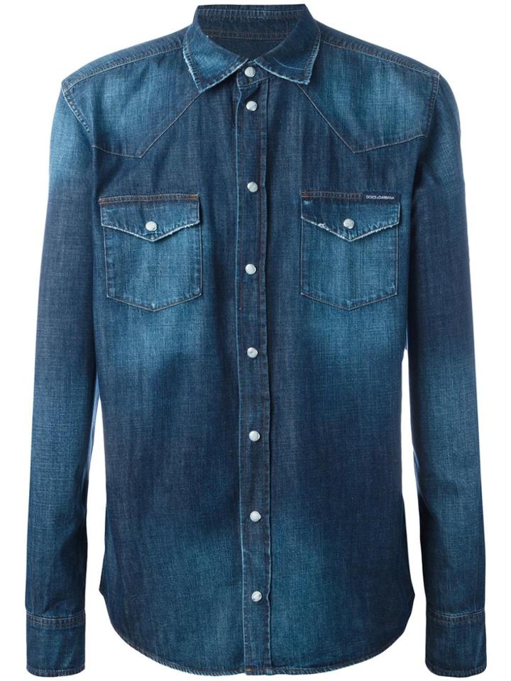 Dolce & Gabbana Denim Shirt - Blue