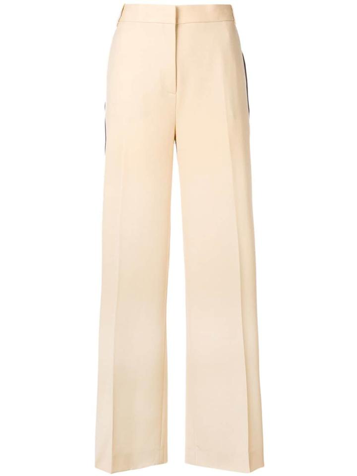Victoria Victoria Beckham Wide Leg Tailored Trousers - Neutrals