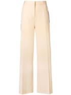 Victoria Victoria Beckham Wide Leg Tailored Trousers - Neutrals