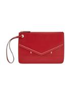 Fendi Medium Flat Clutch - Red