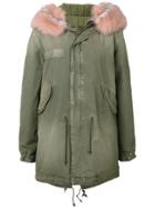 Mr & Mrs Italy Contrast Hood Parka - Green