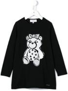 Simonetta Teddy T-shirt Dress, Toddler Girl's, Size: 2 Yrs, Black