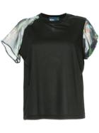 Kolor Printed Sleeves T-shirt - Black
