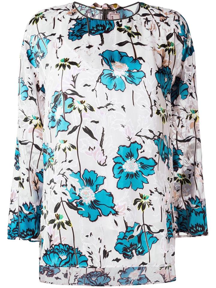 Antonio Marras Floral Print Blouse - White