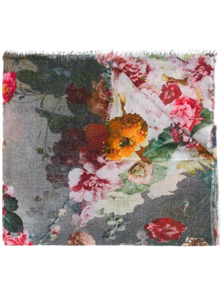 Faliero Sarti Floral Print Scarf - Green