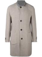 Brunello Cucinelli Patch Pocket Coat, Men's, Size: 48, Nude/neutrals, Cashmere/wool