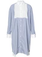 Sacai Oversized Striped Shirt - Blue