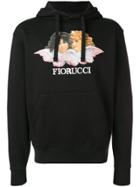 Fiorucci Logo Patch Hoodie - Black