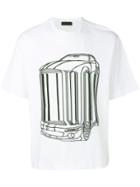 Diesel Black Gold Car Print T-shirt - White