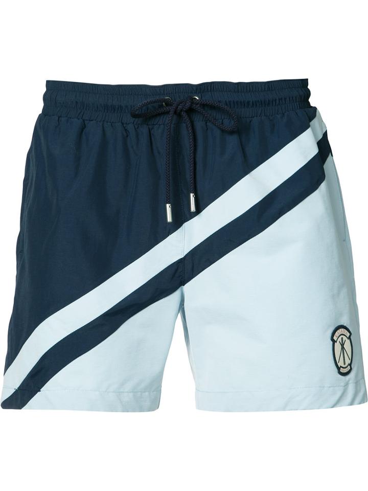 Katama - George Swim Shorts - Men - Polyester - 36, Blue, Polyester