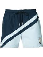 Katama - George Swim Shorts - Men - Polyester - 36, Blue, Polyester