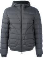 Herno Hooded Padded Jacket, Men's, Size: 48, Grey, Feather Down/polyamide/polyurethane