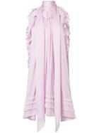 Chloé Ruffled Sleeveless Dress - Pink & Purple