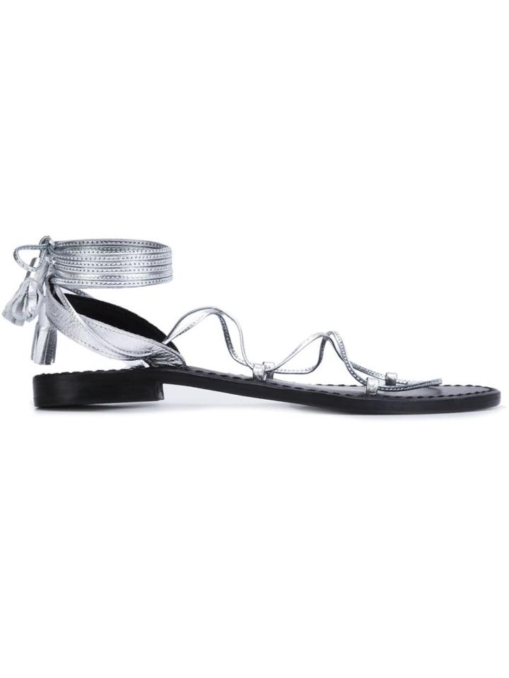 Anine Bing Tie Up Sandals