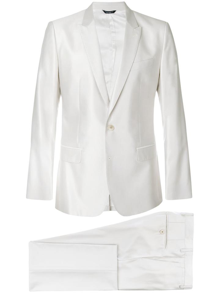 Dolce & Gabbana Martini-fit Two Piece Suit - White