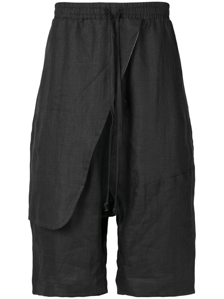 Lost & Found Ria Dunn Wrap Detail Shorts - Black