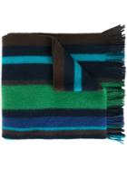 Striped Scarf, Men's, Virgin Wool, Ps By Paul Smith