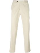 Salvatore Ferragamo Slim Chino Trousers, Men's, Size: 50, Nude/neutrals, Cotton