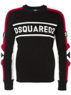 Dsquared2 Ski Logo Jumper, Men's, Size: Medium, Black, Wool