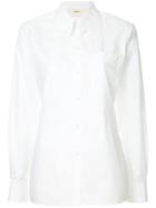 Ports 1961 M Shaped Collar Shirt - White