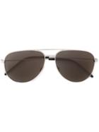 Saint Laurent 'classic 11' Sunglasses, Men's, Grey, Metal