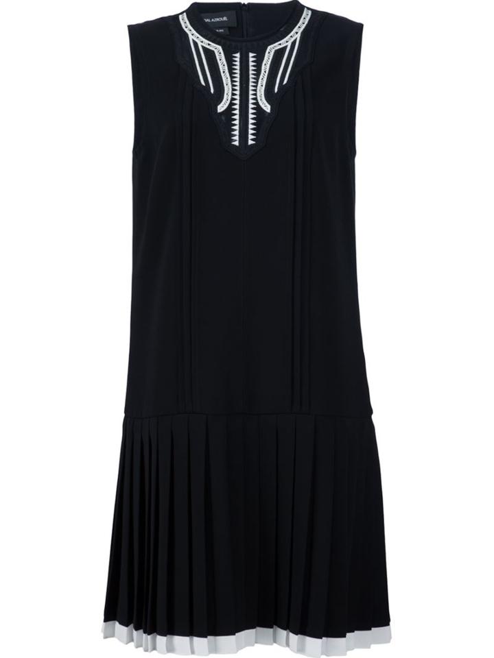 Yigal Azrouel 'mini Pleat' Dress, Women's, Size: 0, Black, Silk
