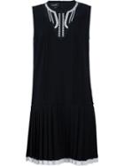 Yigal Azrouel 'mini Pleat' Dress, Women's, Size: 0, Black, Silk