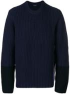 Joseph Crew Neck Knit Sweater - Blue