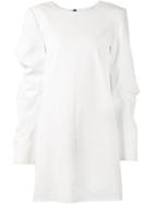 Vera Wang Round Neck Shift Dress