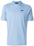Prada Chest Logo Patch T-shirt - Blue