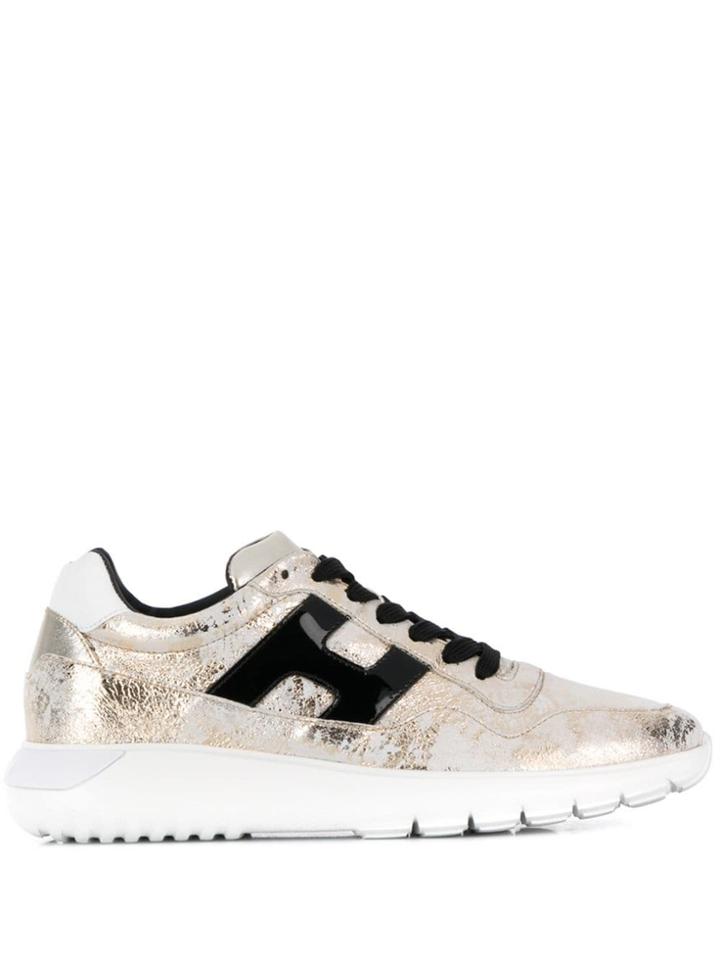 Hogan Interactive Sneakers - Gold