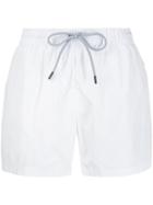 Fila Side Logo Patch Swim Shorts - White