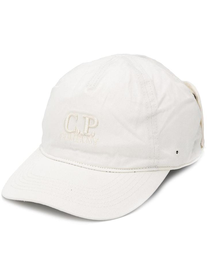 Cp Company Goggle Cap - White