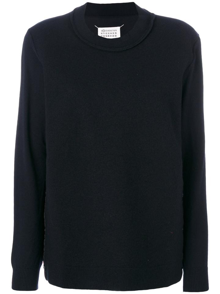 Maison Margiela Tie Side Sweatshirt - Blue