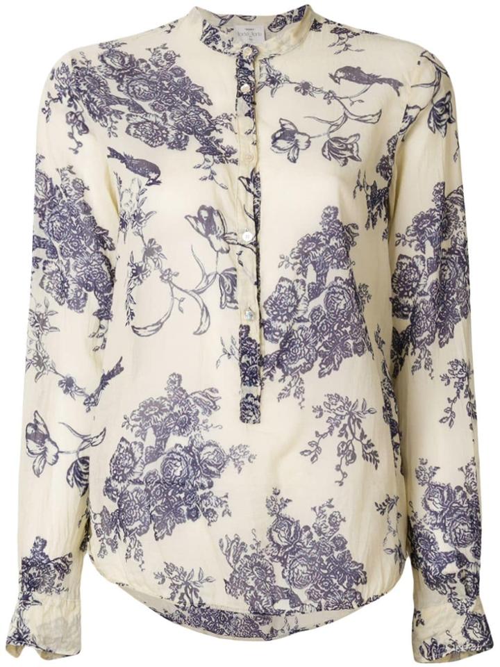 Forte Forte Floral Print Shirt - Neutrals