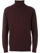 Soulland 'rhodes' Turtleneck Sweater, Men's, Size: Xl, Red, Wool