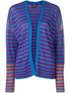 Woolrich Striped Cardigan - Blue