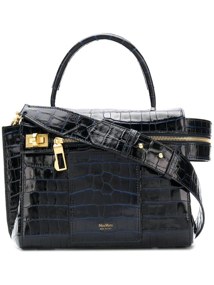 Max Mara Maxi Shopper Tote - Black