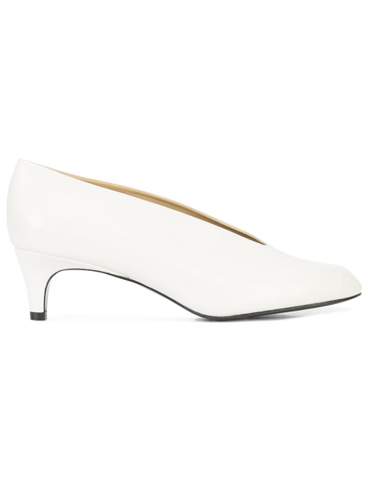 Lemaire Almond Toe Pumps - White