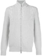 Brunello Cucinelli Zip-up Cable Knit Pullover