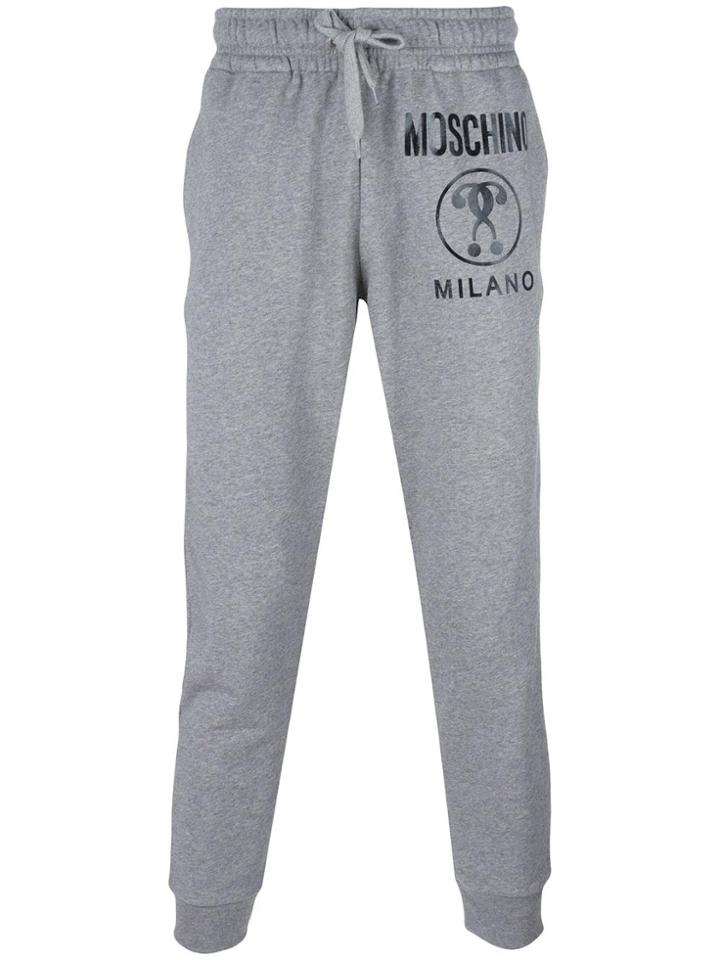 Moschino Logo Trackpants - Grey