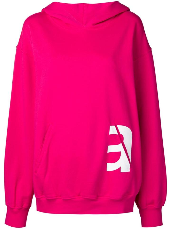 Artica Arbox Oversized Logo Hoodie - Pink